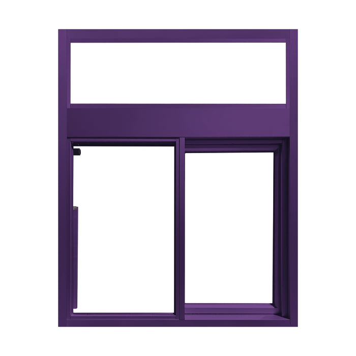 Ready Access 275 Self Closing Drive-Thru Slider Window with Transom | 47.5"H x 59.5"H | Multiple Color Options