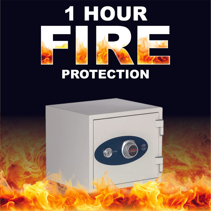 Phoenix safe Olympian 1221 1-Hour Dual Control Fireproof Safe for Home or Office 0.66 cu ft