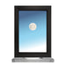 Ready Access 503 Ticket Window bronze frame with shelf