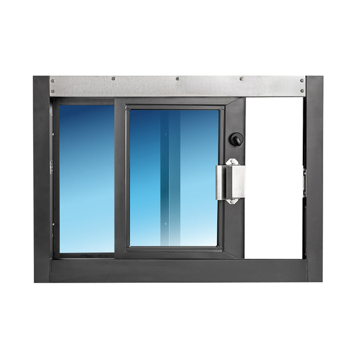 Quikserv Small Scale Side Sliding Transaction Window