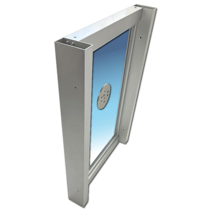 Ready Access 503 Ticket Window Clear Frame side view