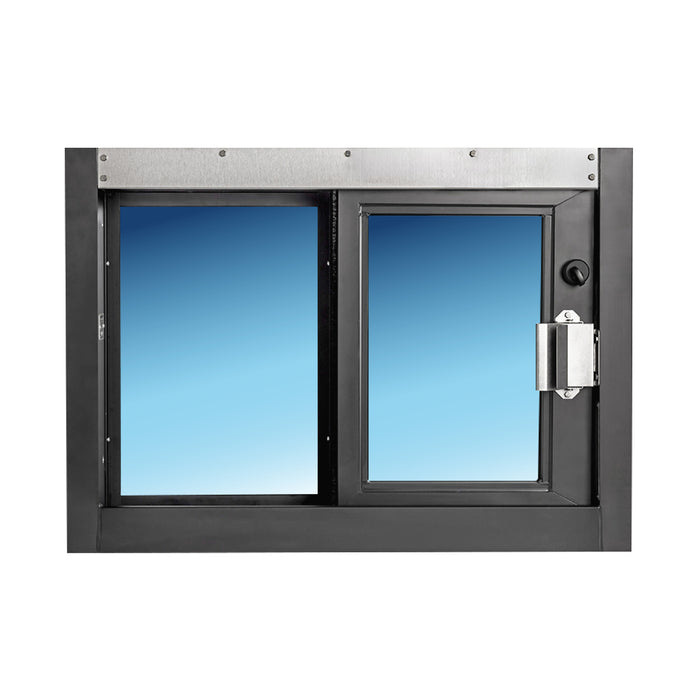 Quikserv Small Scale Side Sliding Transaction Window