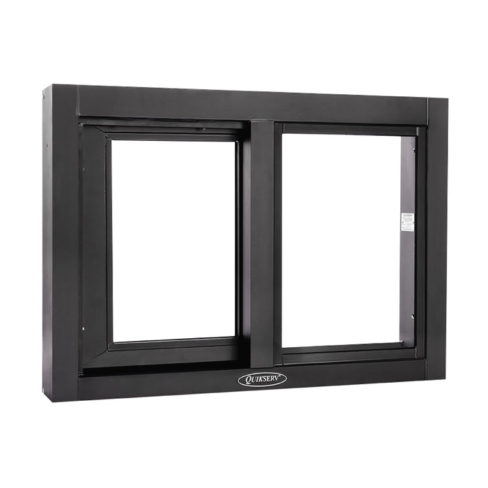 Quikserv Small Scale Side Sliding Transaction Window