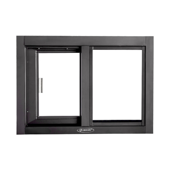 Quikserv Small Scale Side Sliding Transaction Window