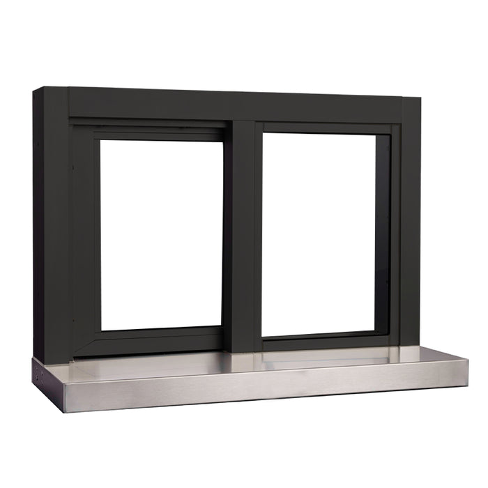 Quikserv Small Scale Side Sliding Transaction Window