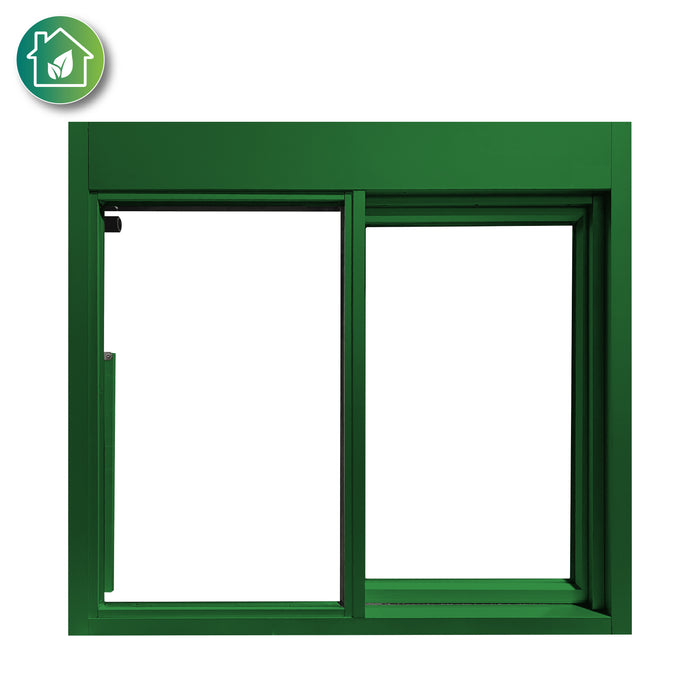 Ready Access 600 Single Panel Sliding Transaction Drive Thru Window 3/4" Insulated Glass Covenant Security Equipment Green