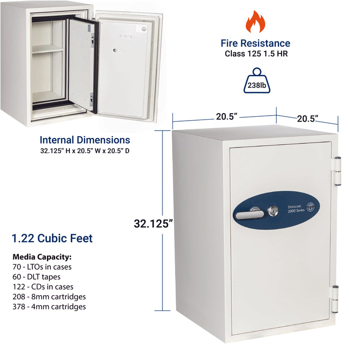 Phoenix 2025 Datacare Key Lock Fireproof Data Safe Covenant Security Equipment