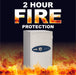 Phoenix 2 Hour Fireproof Safe with Digital Lock, Protection from Fire, Impact, and Water, 5.75 cubic feet, 1901