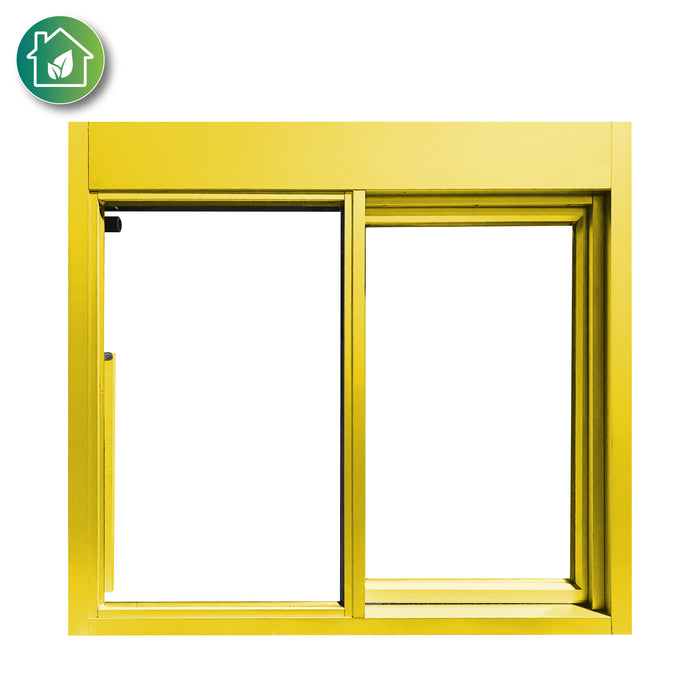 Ready Access 600 Single Panel Sliding Transaction Drive Thru Window 3/4" Insulated Glass Covenant Security Equipment Yellow