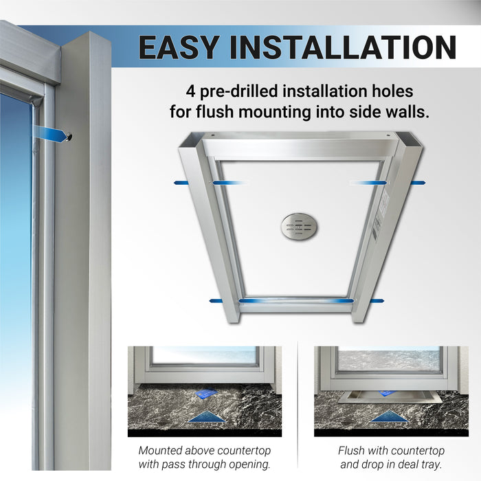 Ready Access 503/603 TICKET WINDOW, TELLER WINDOW, CASHIER WINDOW Easy Installation