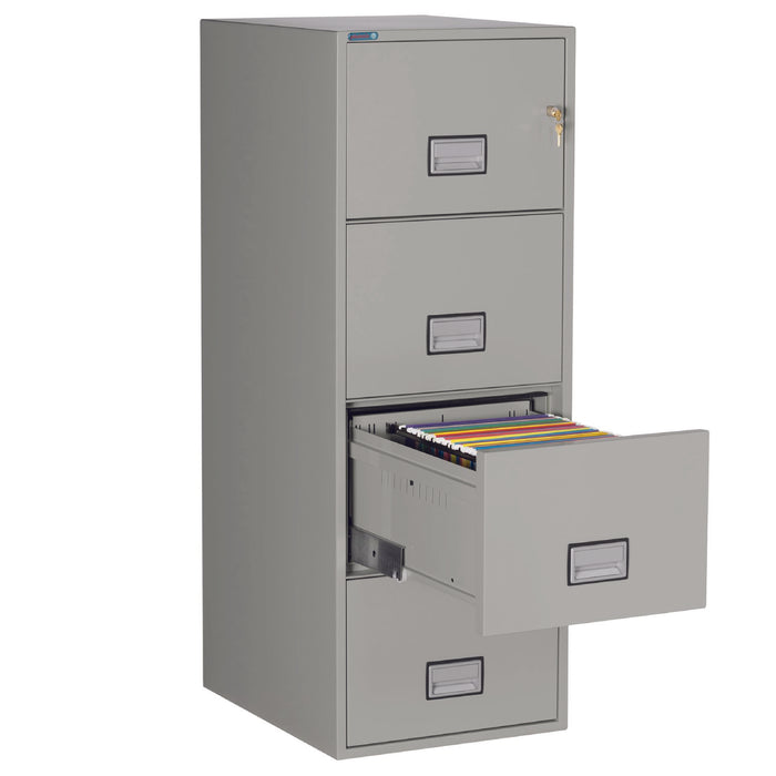 LGL4W25 Phoenix Safe Letter 4 Drawer grey Covenant Security