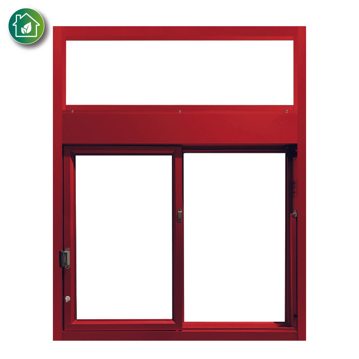 Ready Access 600 Low-e Drive Thru Slider Window Red