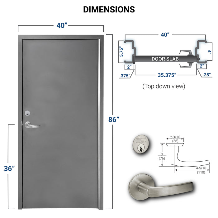 Bullet Resistant Steel Door Covenant Security Equipment Fast Shipping