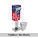 Extra-Small Ballot Drop Box (450) On Concrete - Vote Box - Red vinyl
