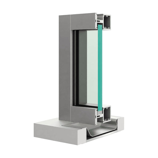 Bullet and Blast Resistant Aluminum Fixed Window