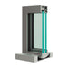 Bullet Resistant Aluminum Interior Slide Window