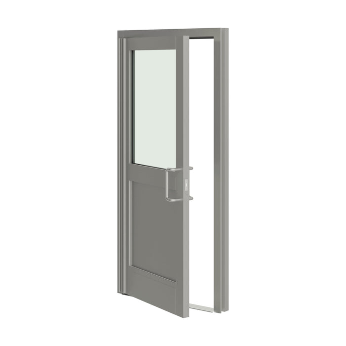 Bullet Resistant Aluminum Entry Door, Medium Stile