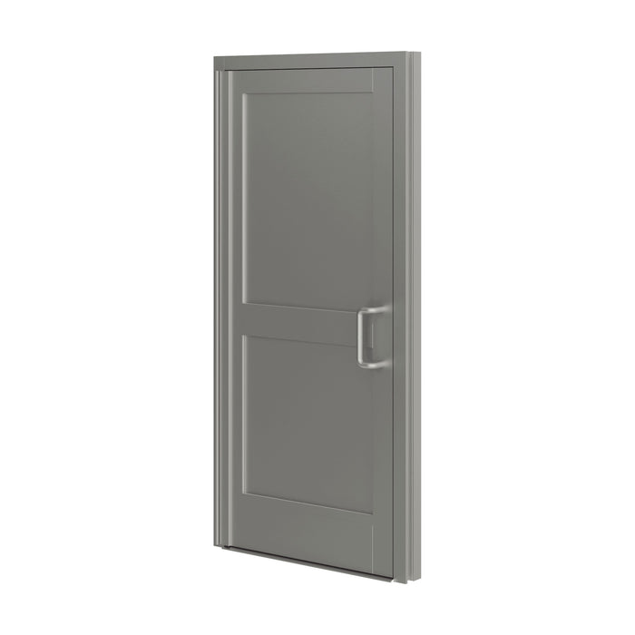 Bullet Resistant Aluminum Entry Door, Medium Stile