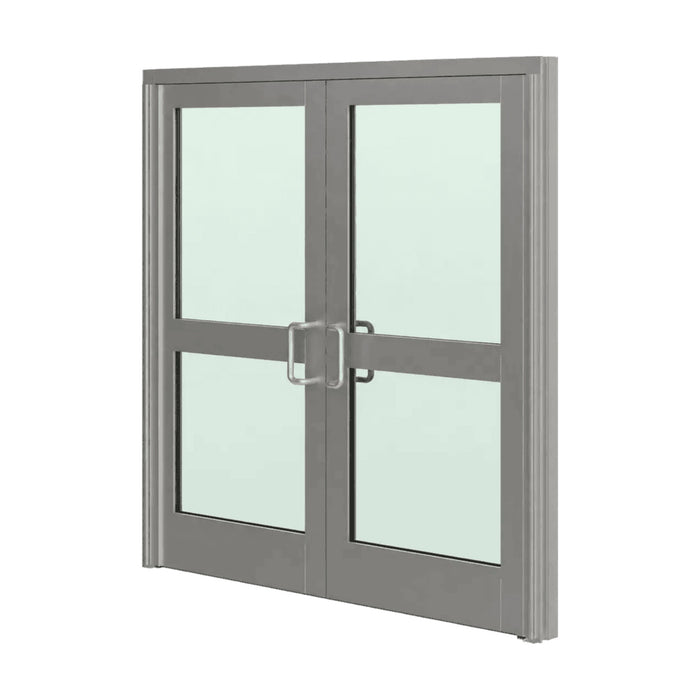Bullet Resistant Aluminum Entry Door, Medium Stile
