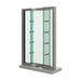 Bullet Resistant Aluminum Vertical Offset Transaction Window (Frameless Series)