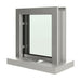 Bullet Resistant Hollow Metal Transaction Window (Fixed, Sliding, Split Frame)