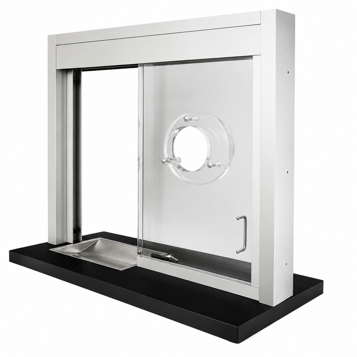 Horizontal Sliding Transaction Window | Bullet Resistant