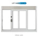 Quikserv self-closing drive thru for service window, SC-4030, SC-3030, Covenant Security Equipment