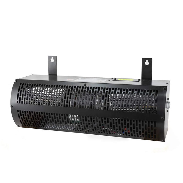 Quikserv 25 in. drive-thru air curtain, black powder-coated housing