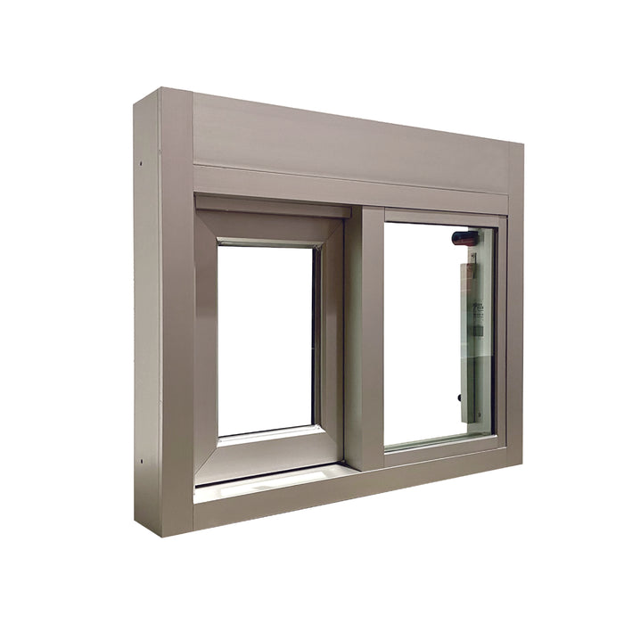 Ready Access Walkup Delivery Slider Window Clear Frame Covenant Security Equipment Angle 1