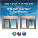 Ready Access Walkup Delivery Slider Window Clear Frame Covenant Security Equipment Dimensions Ad