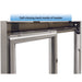 Ready Access Walkup Delivery Slider Window Clear Frame Covenant Security Equipment Self Closing Track
