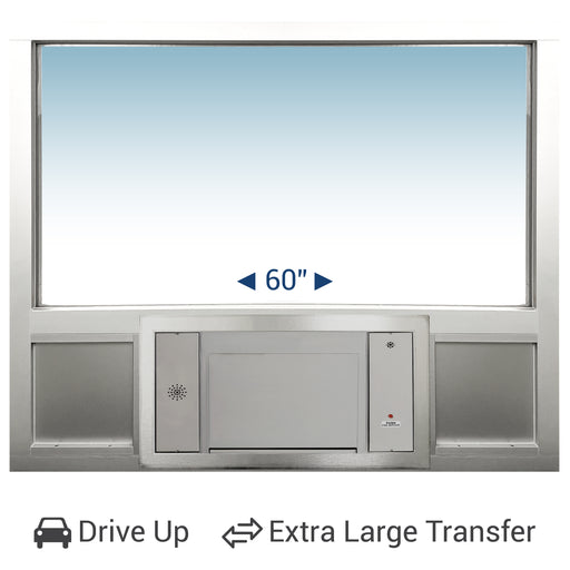 extra large security transaction station quikserv covenant security equipment