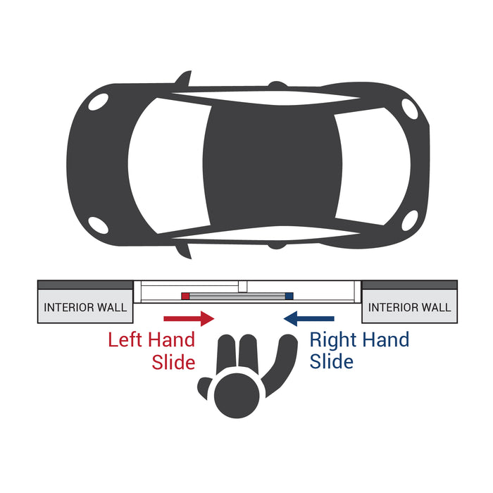 Drive-thru slider window left or right hand