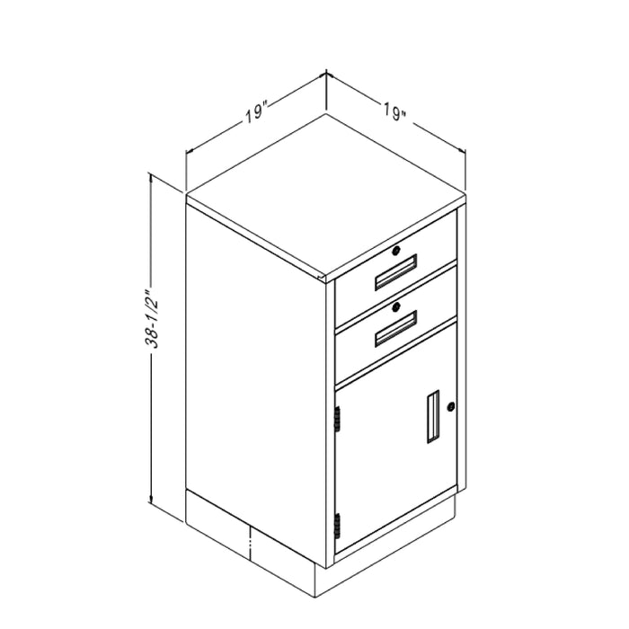 Fenco Teller Locker Furniture Silverline Covenant Security Equipment F-S-204