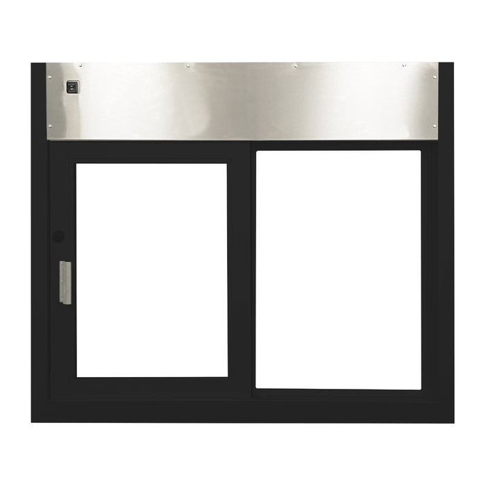 Quikserv 9613-BL, 9614-BR, 9615-CL, 9616-CR automatic electric drive thru slider window Covenant Security Equipment