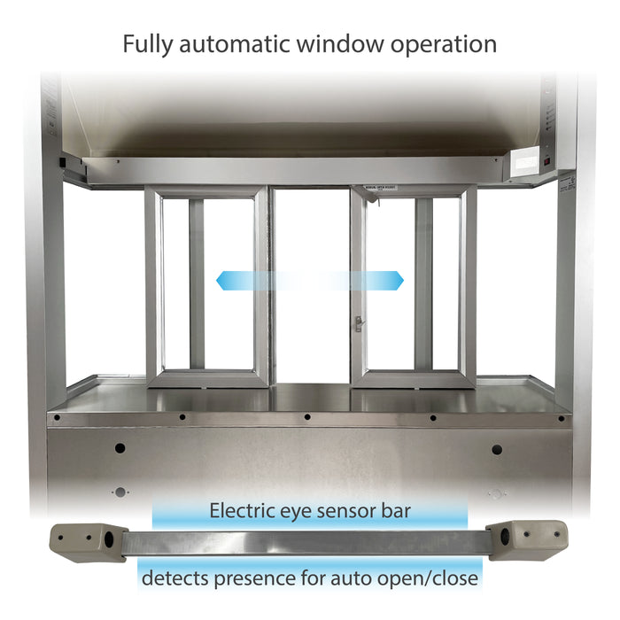 Ready Access Bump Out 10 panoramic drive thru window Covenant Security Equipment