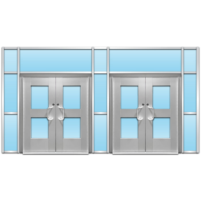 Bullet Resistant Storefront Curtain Wall