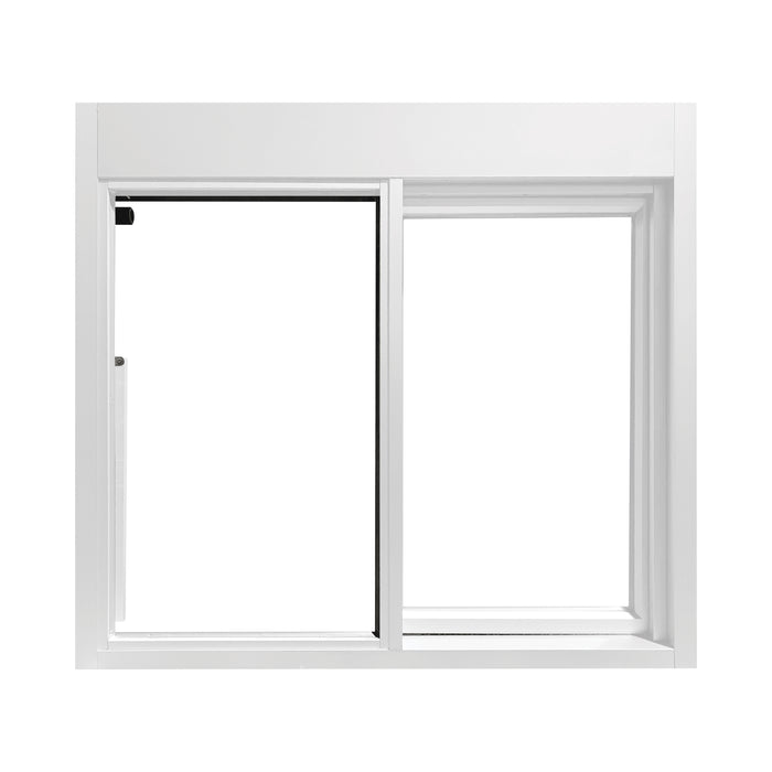 White 275-SC Ready Access Self Closing Drive-Thru Slider Window Multiple Colors