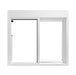 White 275-SC Ready Access Self Closing Drive-Thru Slider Window Multiple Colors