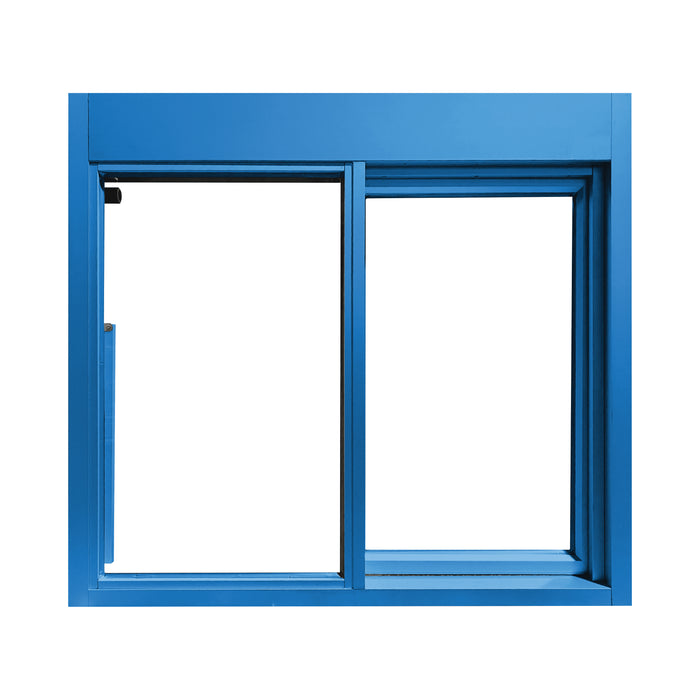 Blue 275-SC Ready Access Self Closing Drive-Thru Slider Window Multiple Colors