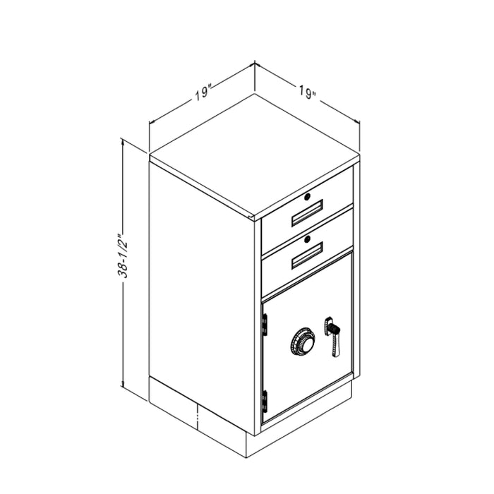 Fenco Teller Locker Furniture Silverline Covenant Security Equipment F-S-222