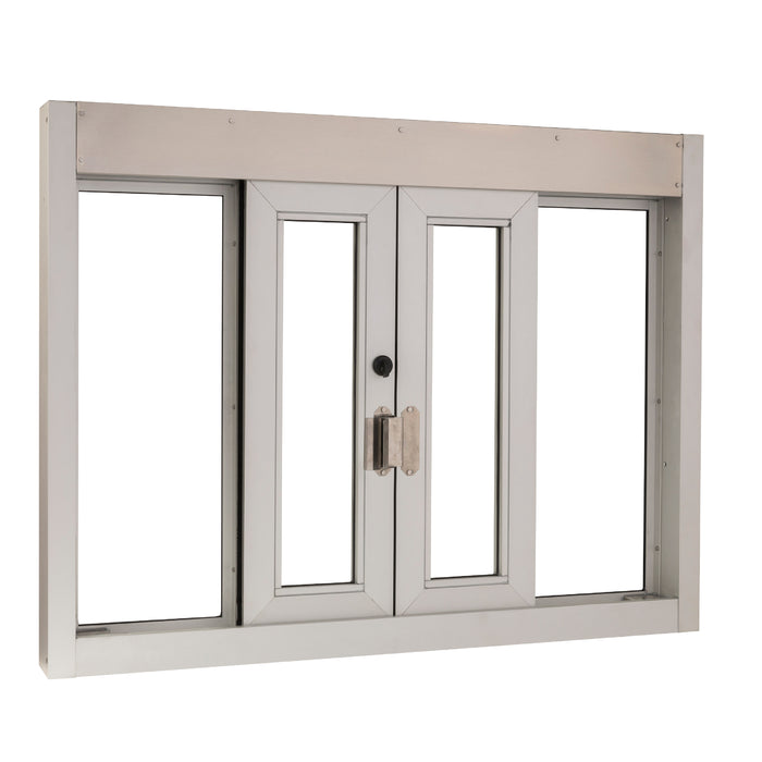 Quikserv Bi-parting Self Closing Drive Thru Window |  | Multiple Sizes