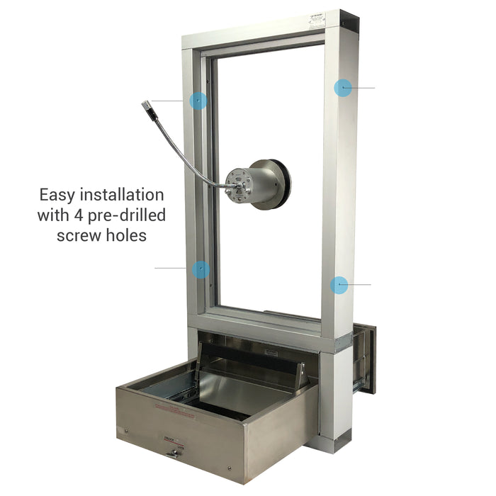 transaction drawer amplified speak thru station easy installation