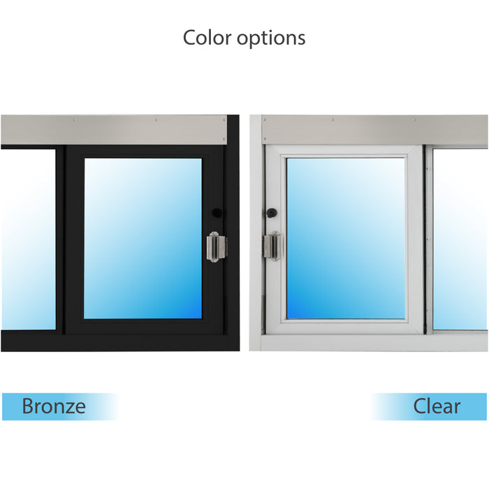 Quikserv self-closing drive thru for service window, SC-4030, SC-3030, Covenant Security Equipment